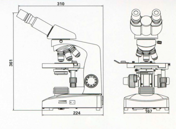 Microscopio de Laboratorio YR0241 - Imagen 2