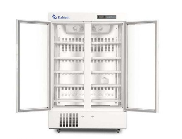 Refrigerador doble del grado de la farmacia de la puerta de cristal con la luz interior del LED YR05286-1 - Imagen 2